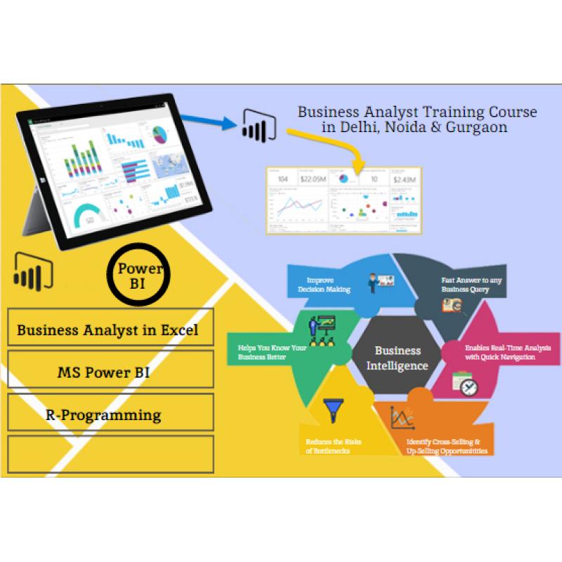 Wipro Business Analyst Coaching in Delhi, 110010 [100% Job, Update New Skill in '24] Microsoft Power BI