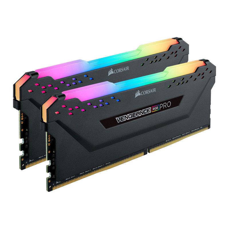 Corsair Vengeance RGB PRO Black 64GB 3200MHz 2x32GB DDR4 Memory Kit - CMW64GX4M2E3200C16