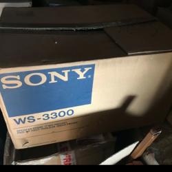 Sony APM-33 1981 ES 160W/6 ohms speakers light brown,WS-3300 Sony stands