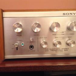 SONY Sony TA-2244 Quadradial/  Stereo Preamp wooden case not included.