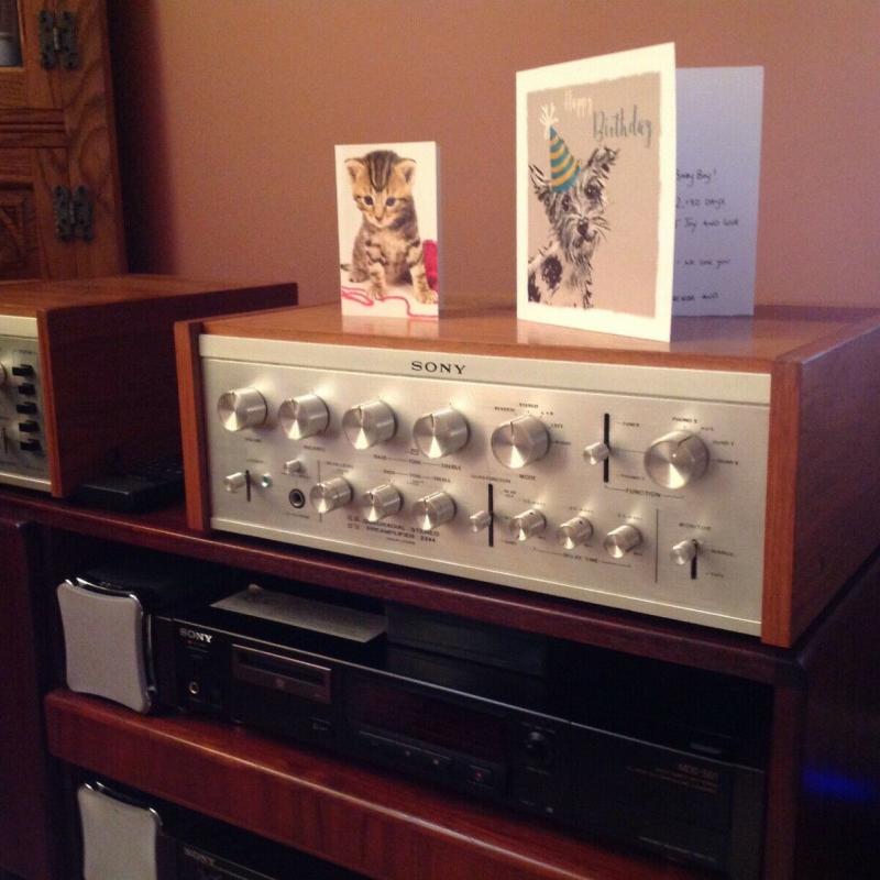 SONY Sony TA-2244 Quadradial/  Stereo Preamp wooden case not included.