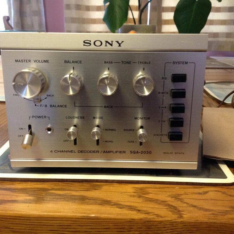 Sony SQA-2030 Decoder-Amplifier, Serviced SN:800031 American /Japanese version ,