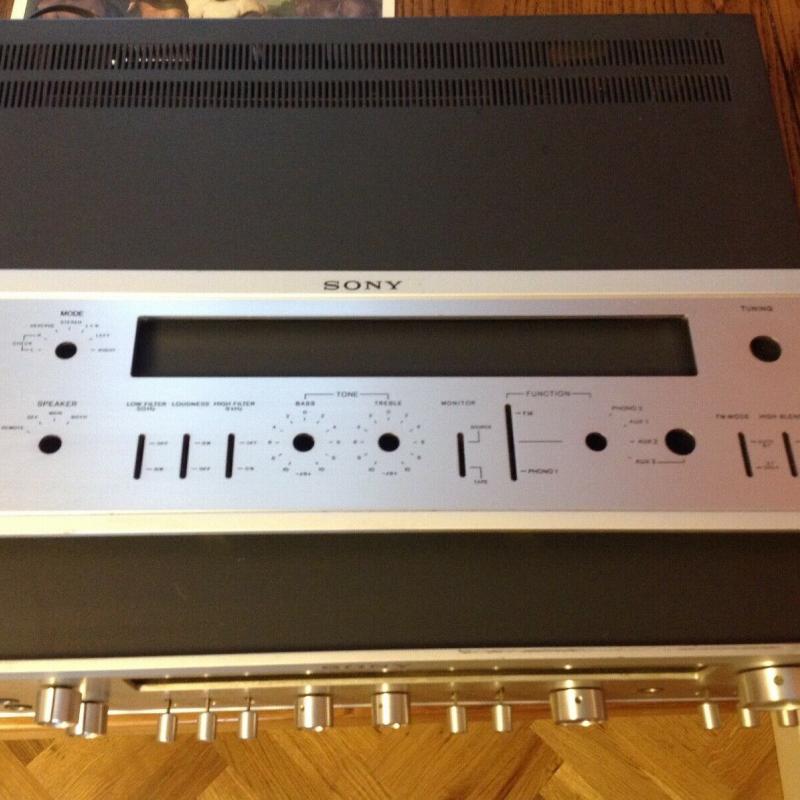SONY STR-6200F/ 6120 latest 1973 version FACEPLATE only  