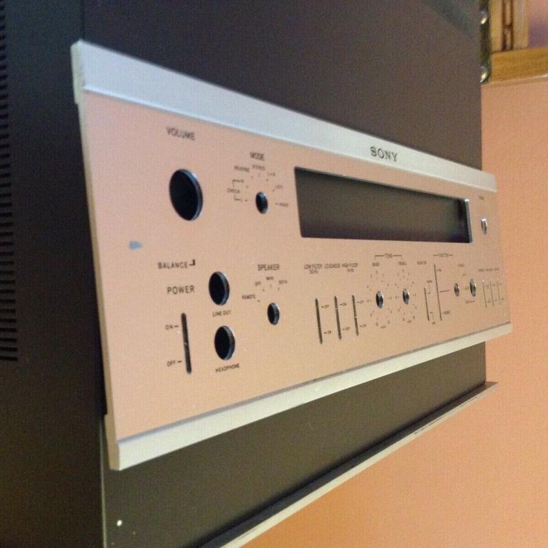 SONY STR-6200F/ 6120 latest 1973 version FACEPLATE only  