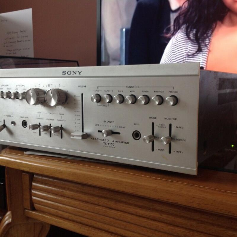 Sony TA-1150 Integrated amplifier .Fully working 