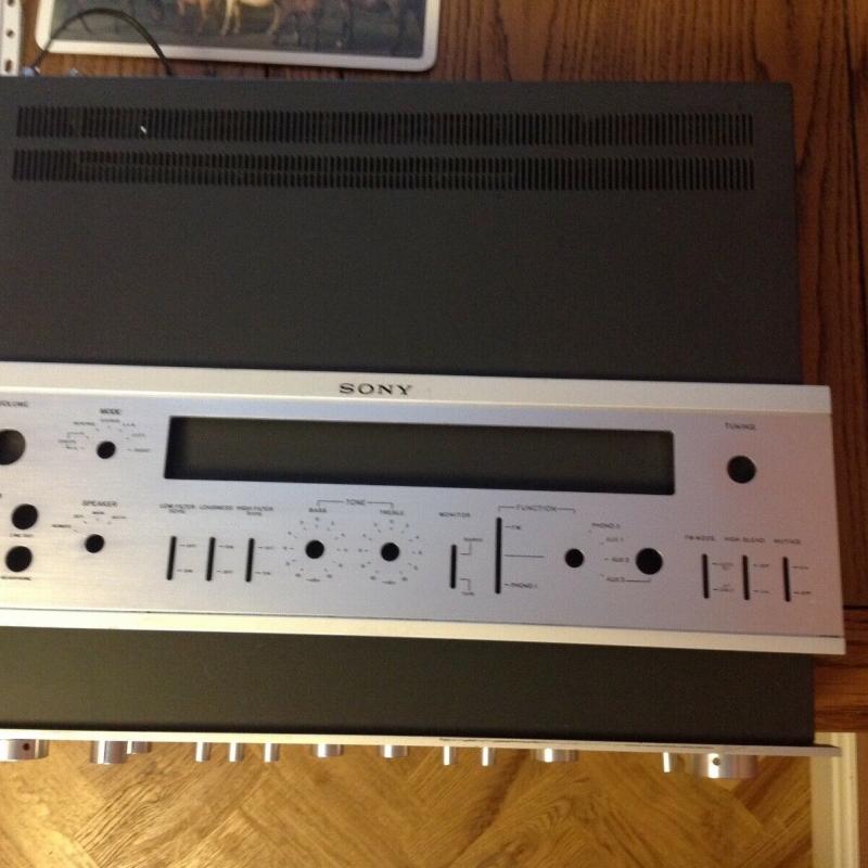 SONY STR-6200F/ 6120 latest 1973 version FACEPLATE only  