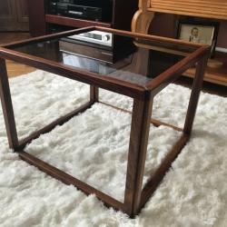 Kai Kristiansen Rosewood  glass cube coffee table 1960 