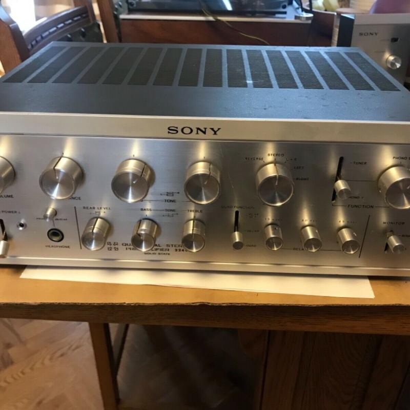 SONY Sony TA-2244 Quadradial/  Stereo Preamp wooden case not included.