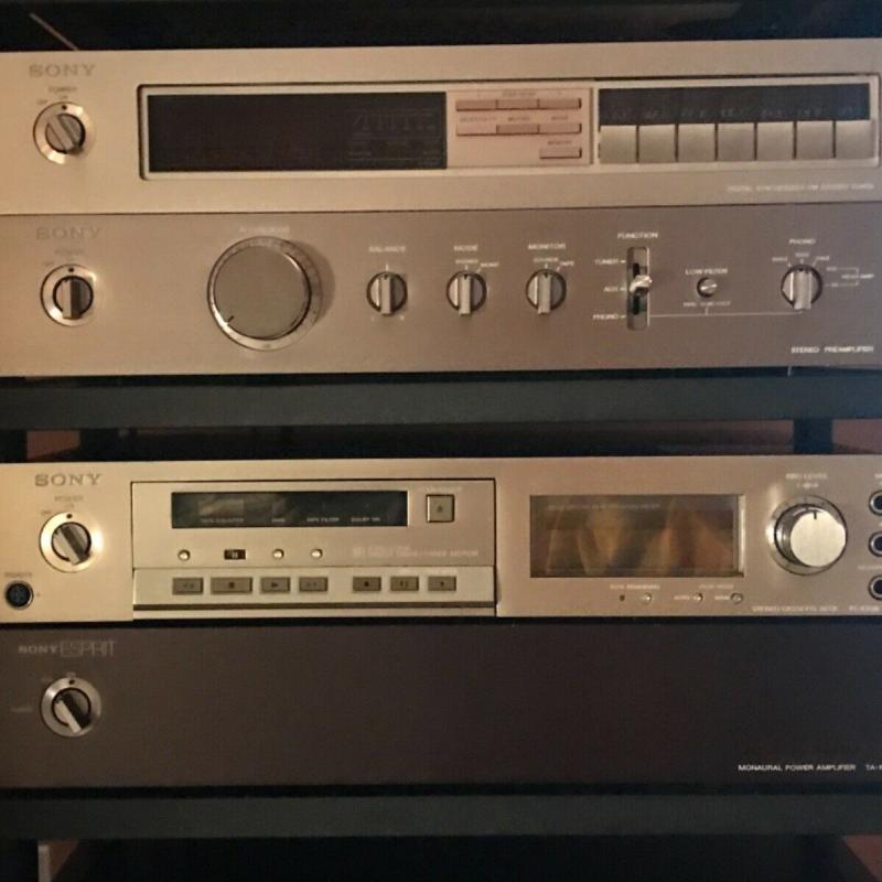 Sony TA-E86B preamp/ST-J88/TC-K88/ 1986  series 