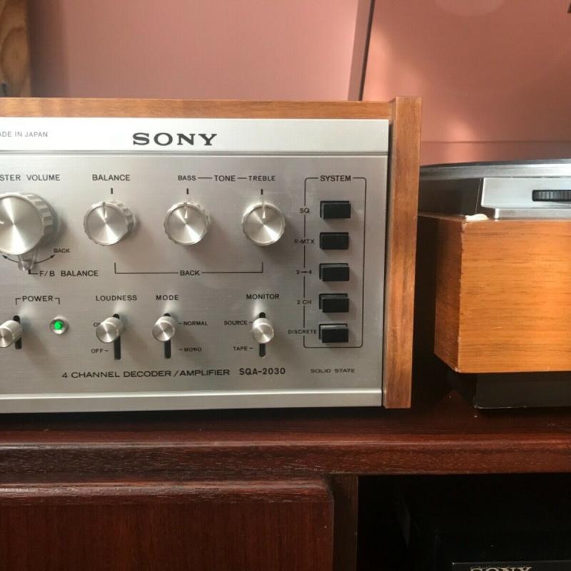 Sony SQA-2030 Decoder-Amplifier, Serviced SN:800031 European version ,