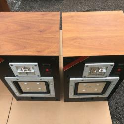 Sony APM-33 1981 ES 160W/6 ohms speakers light  BROWN Made in Japan  