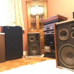 SONY SS -3100 speakers 1967 First ES series.Diatone /Sony Mitsubishi mid drivers