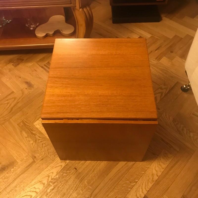 Kai Kristiansen cube coffee table set, in good condition. Teak 1960 