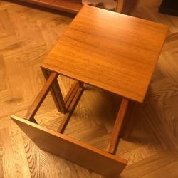 Kai Kristiansen cube coffee table set, in good condition. Teak 1960 