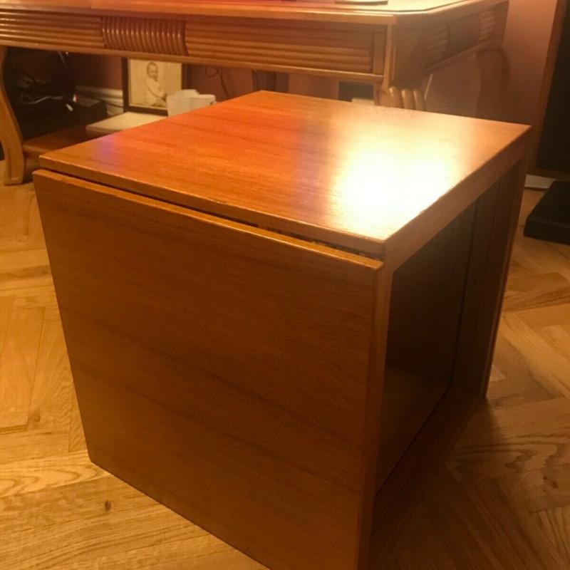 Kai Kristiansen cube coffee table set, in good condition. Teak 1960 