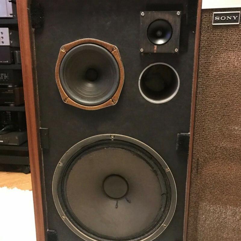 SONY SS -3100 speakers 1967 First ES series.Diatone /Sony Mitsubishi mid drivers