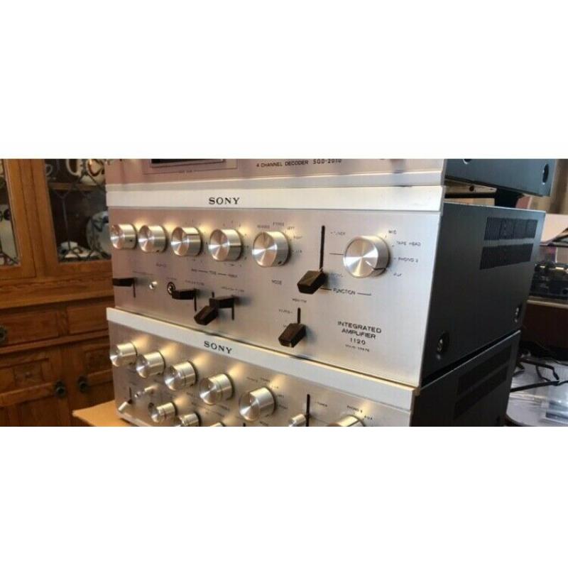 Sony TA-1120F 1967 ES  integrated amplifier ,Serviced.