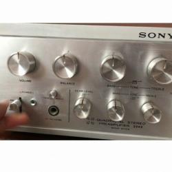 SONY Sony TA-2244 Quadradial/  Stereo Preamp wooden case not included.