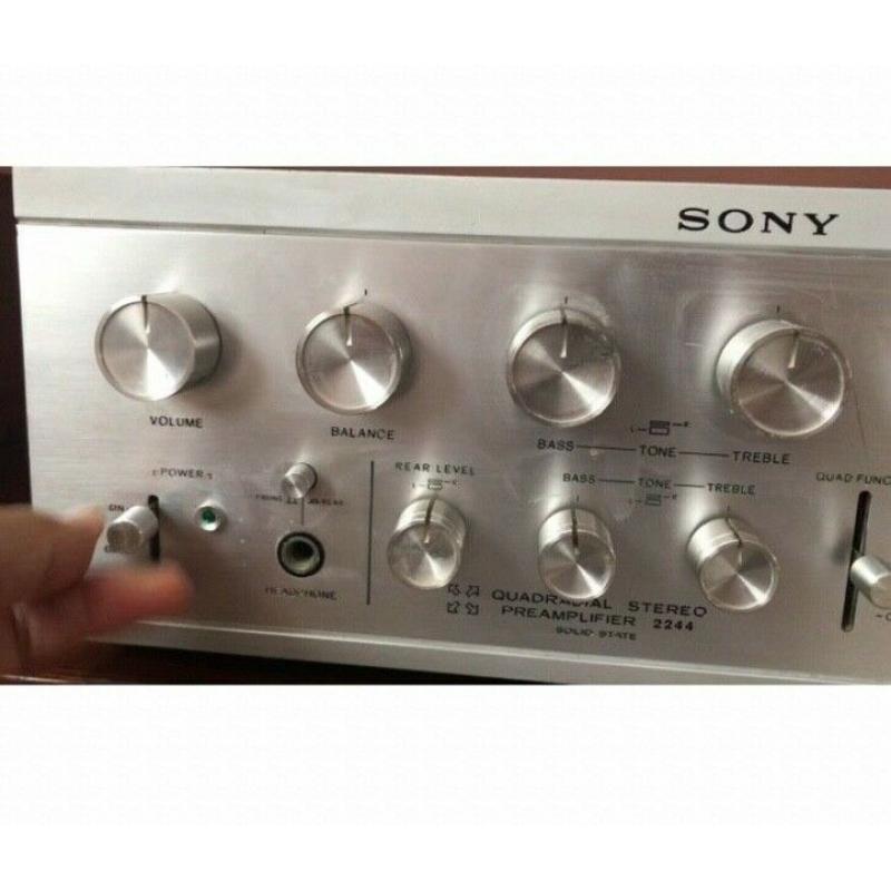 SONY Sony TA-2244 Quadradial/  Stereo Preamp wooden case not included.